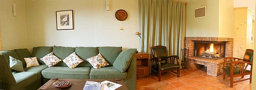 Living area of self catered rental accommodation Chalet Petit Bercy, Meribel 1600