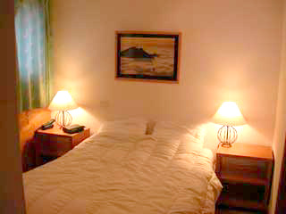 Master bedroom of self catered rental apartment Bergerie B1, Les Allues.