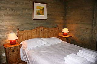 Master Bedroom of self catered rental apartment Jardin d�Hiver B1, Meribel 1600