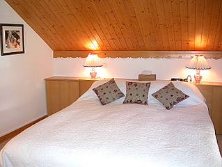 Master bedroom, in luxury rental apartment, Meirbel