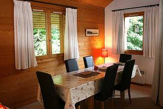 Dining area of Cybeles 21, self catered rental apartment in Meribel