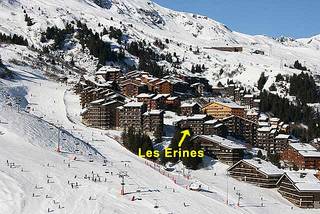 Les Erines - close to the main Mottaret pistes