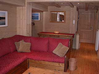 Living room of self catered rental apartment Saulire 2 Meribel 1600