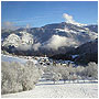 Meribel, the 3 Valleys, skiing back to your rental chalet