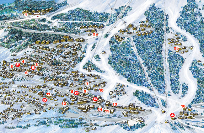 AMS Rentals » Location of rental chalets and apartments in Meribel