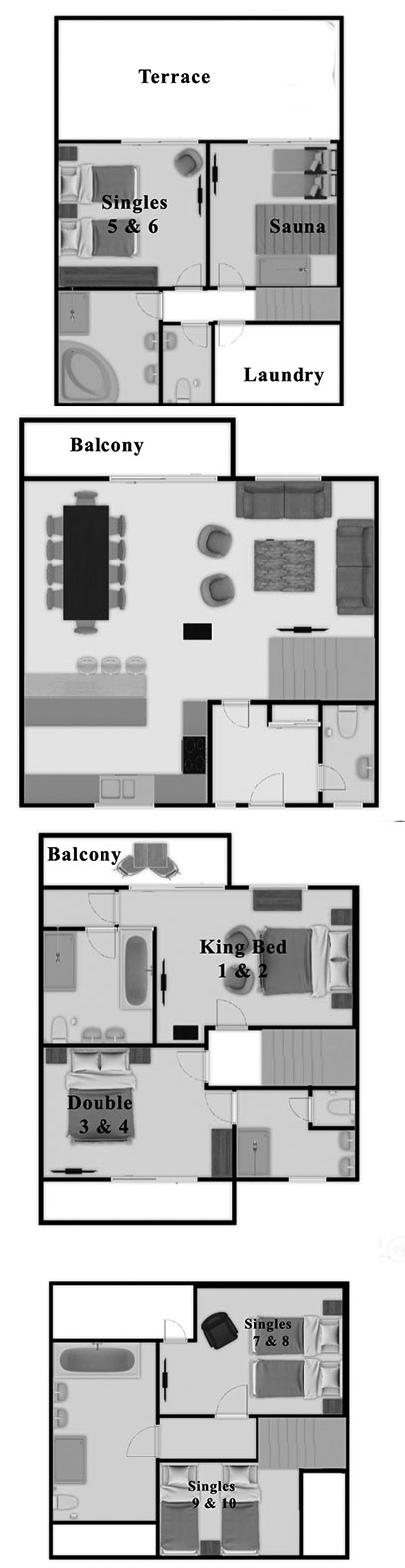 Click to view full floorplans Click to view full floorplans